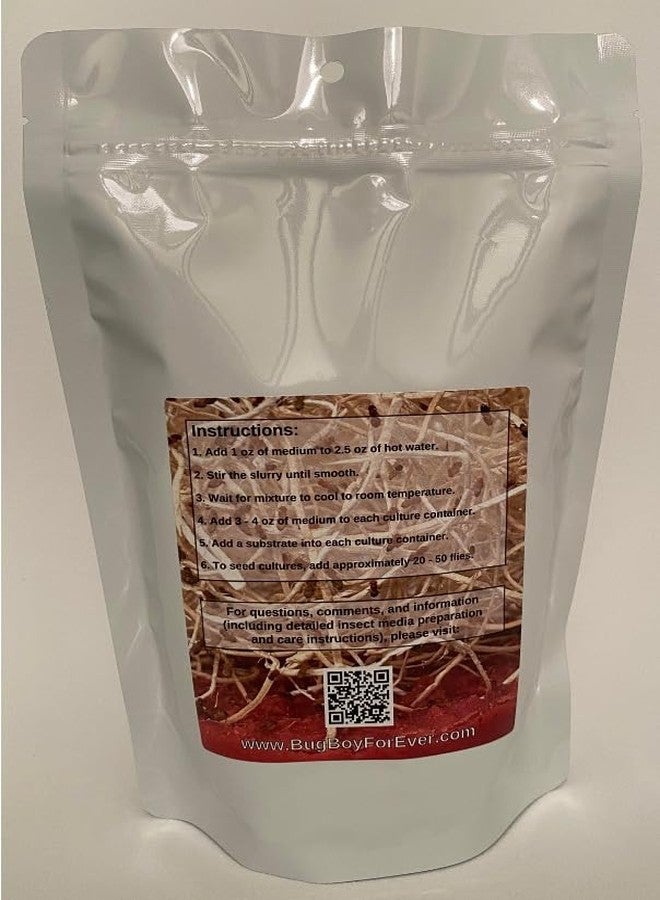 BugBoy4Ever 16 oz Instant Fruit Fly (D. melanogaster and D. hydei) Medium - Image 2